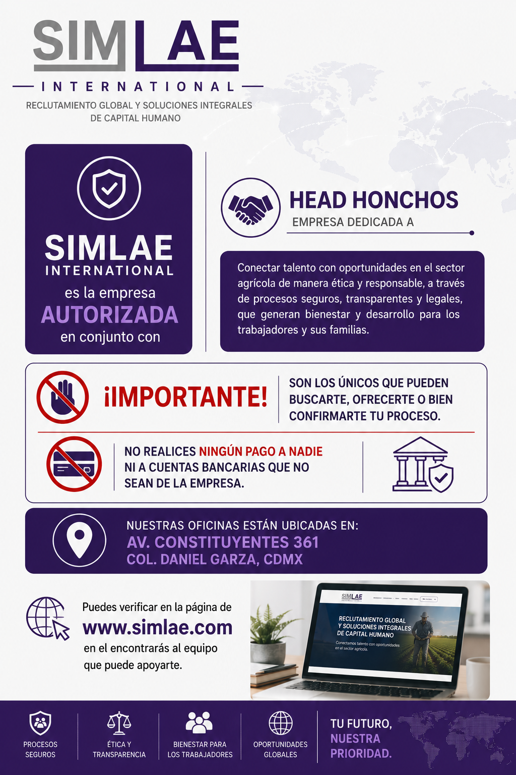 SIMLAE Internacional — materiales